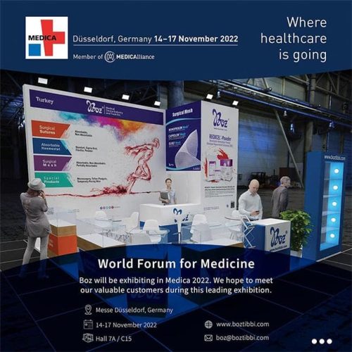 Boz will be exhibiting in Medica 2022. We hope to meet our valuable customers during this leading exhibition.