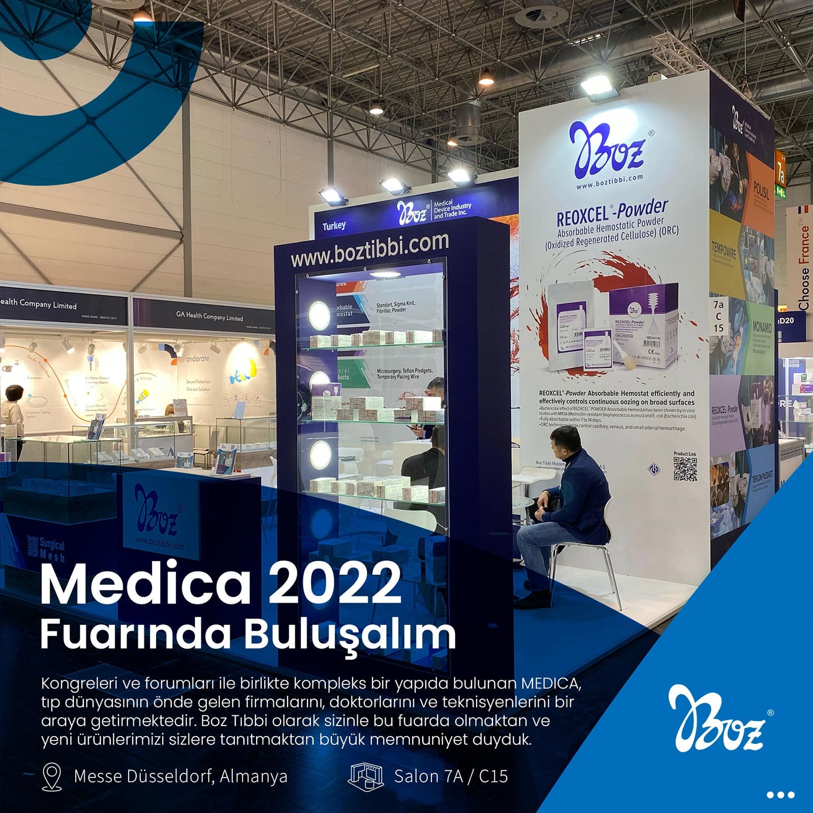 Medica 2022 Fuarında Buluşalım - Boz Tıbbi Malzeme