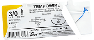 Cerrahi Geçici Pace Teli, Surgical Temporary Pacing Wire, Boz Medical